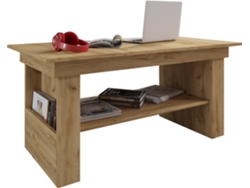 Mesa de centro de madera Kobila regulable en altura Vcm