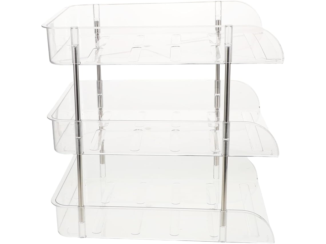 Organizador De Escritorio: Bandeja Apilable De 3 Niveles Para Cartas Y Clasificador De Documentos.