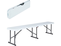 Banco LIFETIME Blanco (183x29x42 cm)
