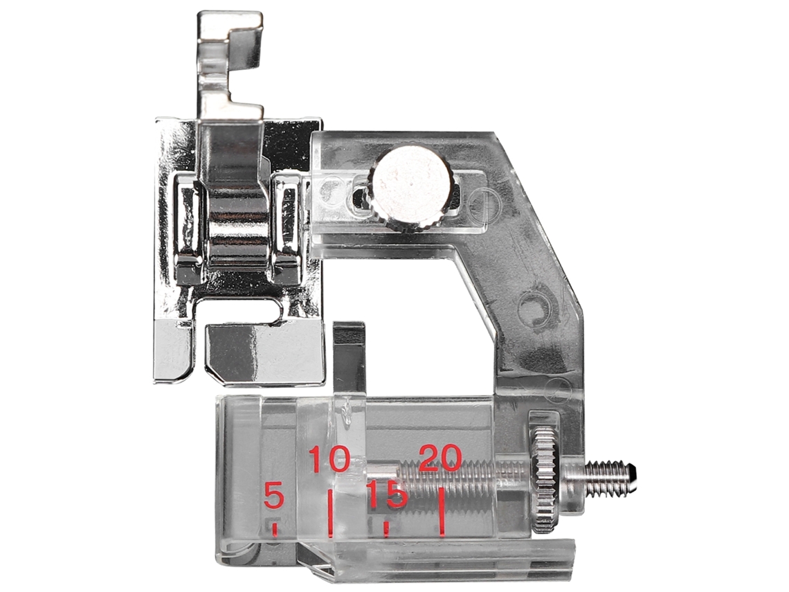 TRUYUETY Prensatelas Guiador de Sesgo Ajustable para Máquina de Coser Doméstica, Accesorios para Bordado