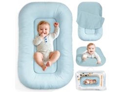 Nido Para Bebé Eifson 0-24 Meses Algodón Transpirable Portátil 84x52cm (azul)