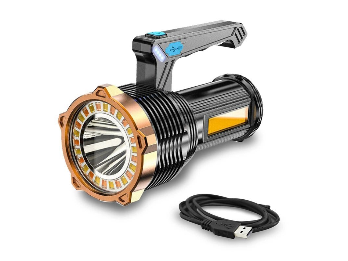 2026-linterna Led Super Brillante 8 Modos Recargable Impermeable Para Camping Y Emergencias