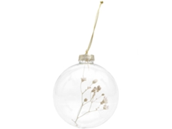 Bola de cristal decorativa - rama de gypsophila