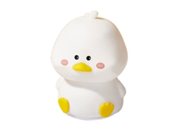 Luz Nocturna Led Recargable De Silicona Con Forma De Pato De Dibujos Animados, Luz Ambiental Para Dormir