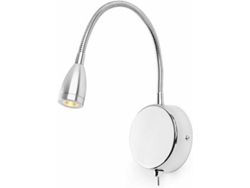 Aplique FARO BARCELONA Loke (Plateado - LED - 3 W - Aluminio)