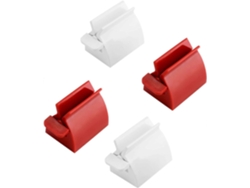 Exprimidor de pasta de dientes Rosewell de 4 piezas con tubo de crema