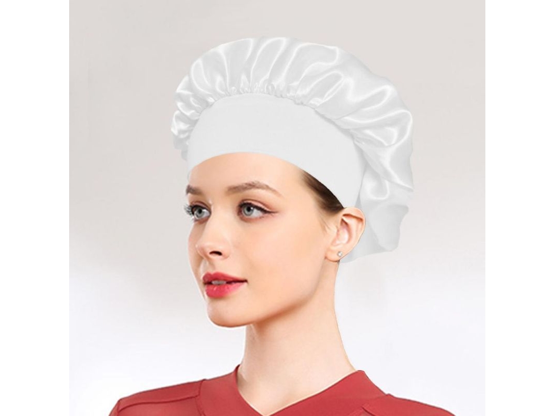 Gorro De Seda Nuevo Para Dormir, Gorro De Noche, Capa Para Cabello Rizado Para Mujer Bnv