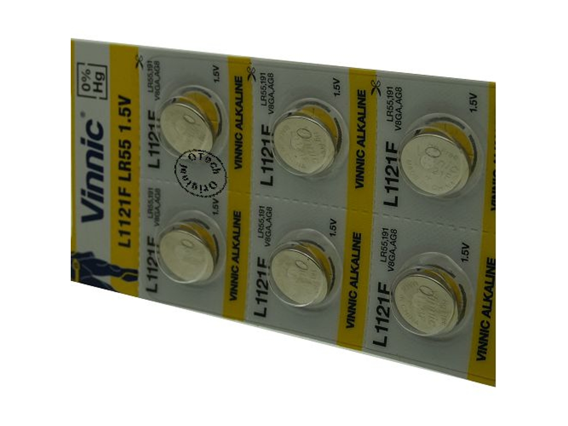 Juego de 10 Pilas OTECH Vinnic para JIS LR55