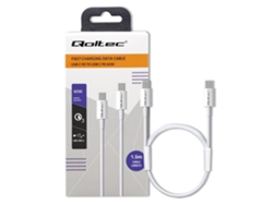 Cable Usb Qoltec Tipo C 60w 1,5 M