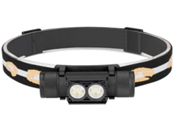 Mini Lámpara De Cabeza 3 Modos Impermeable Cob Led Linterna Faro Linterna Linterna (negro)