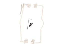 Estructura Protectora Blanca Para Patinete Eléctrico Con Reposapiés, Acero Inoxidable, Accesorio Para Patinete