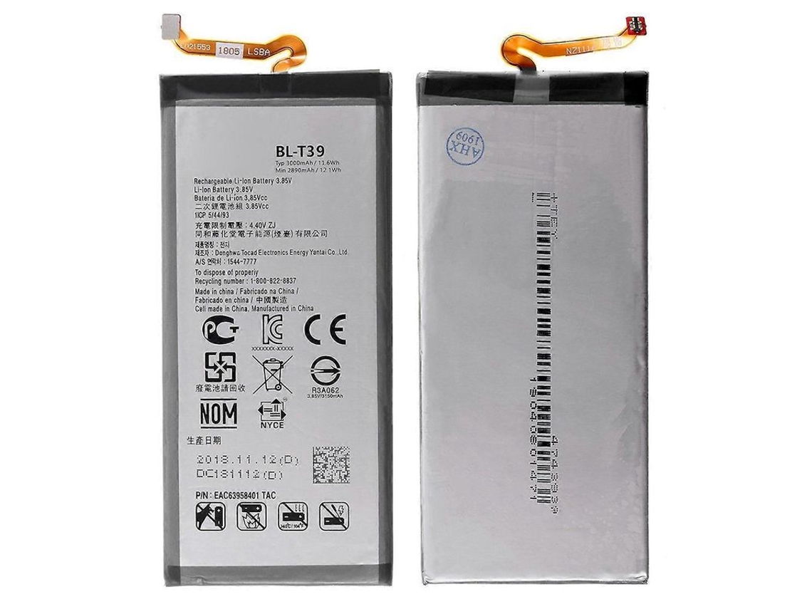 Batería de iones de litio para LG G7 ThinQ CHARM