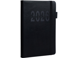 Cuaderno inglés A5 con asa, organizador diario para la escuela, agenda 2026, cuaderno con rayas verticales, gimnasio