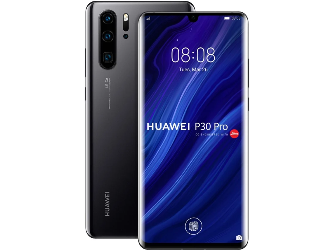 Smartphone HUAWEI P30 Pro (Reacondicionado Señales de Uso - 128 GB - Negro)