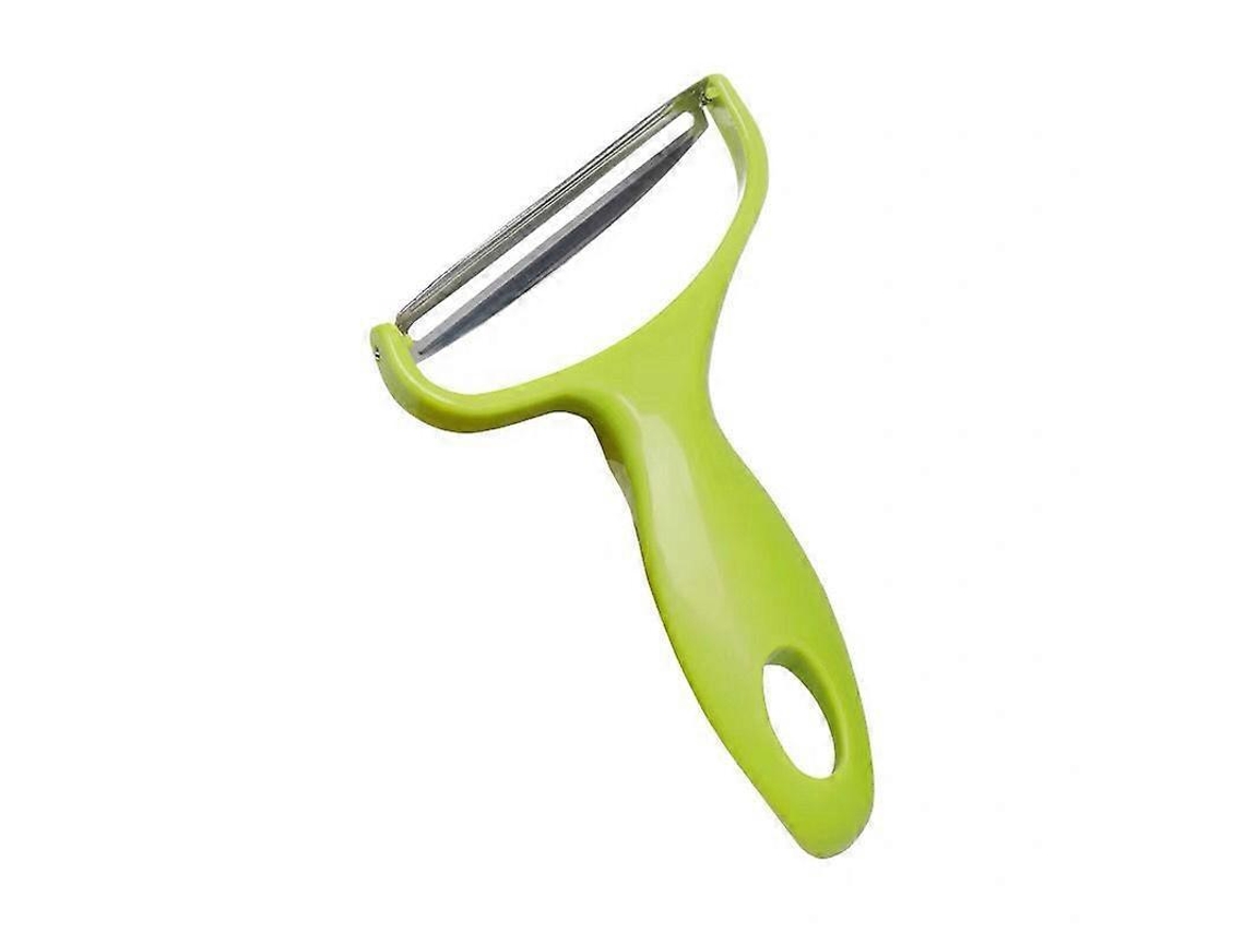 Pelador multifuncional de boca ancha, rallador de repollo, cortadores de frutas y verduras en acero inoxidable.