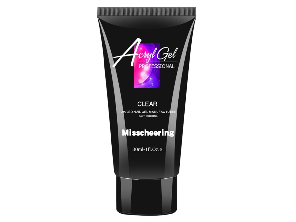 30ml Cola De Extensão De Unhas Profissional Rápida Cristal Uv Gel Builder Para Design De Unhas 1clear