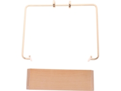 Besportble Soporte De Escritorio Metálico Resistente Con Anillas Metálicas Y Mesa 23.00 X 18.00 X 0.50 Cm P...
