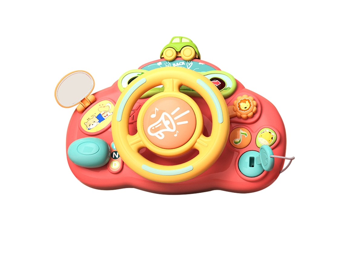 Ats-volante De Juguete De Simulación Interactivo Educatsivo Lindo Regalo Ideal Para Niños Niñas Color Rosa