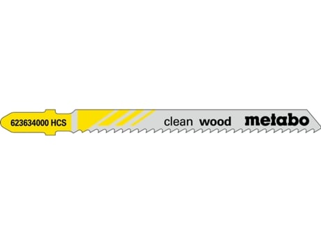 METABO 25 hojas para sierra de calar "clean wood" 74/ 2,5 mm (623691000)