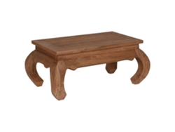 Mesa Centro Teca Reciclada Natural 100x60x42cm