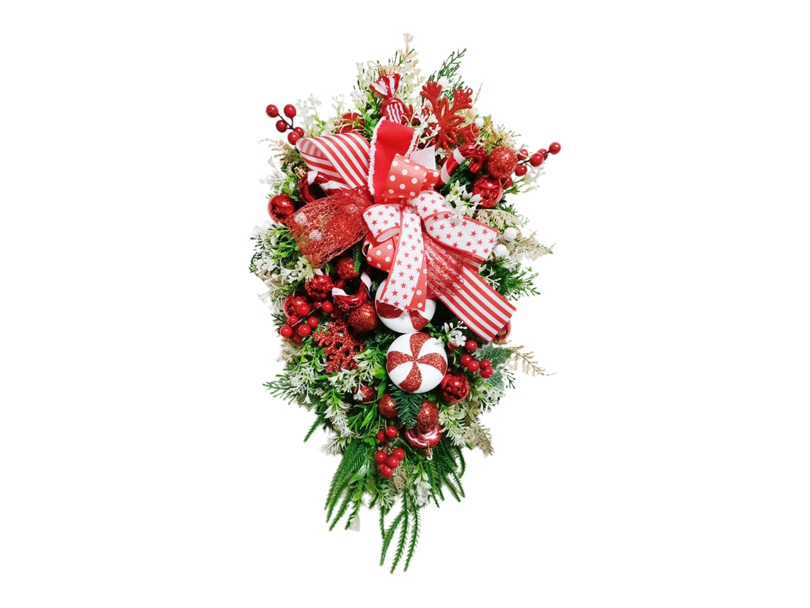 Adorno navideño colgante hecho de material plástico