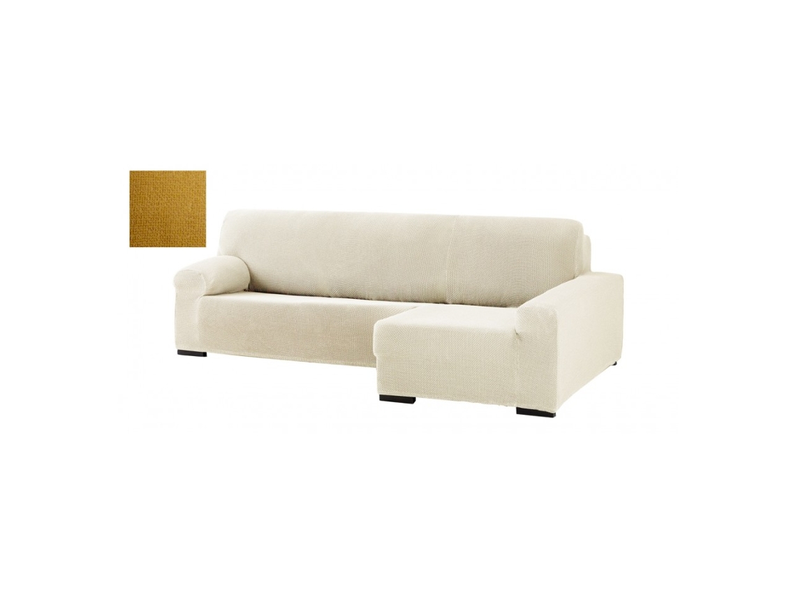 Funda Chaise Longue Bielástica Lisa de Jacquard Ef