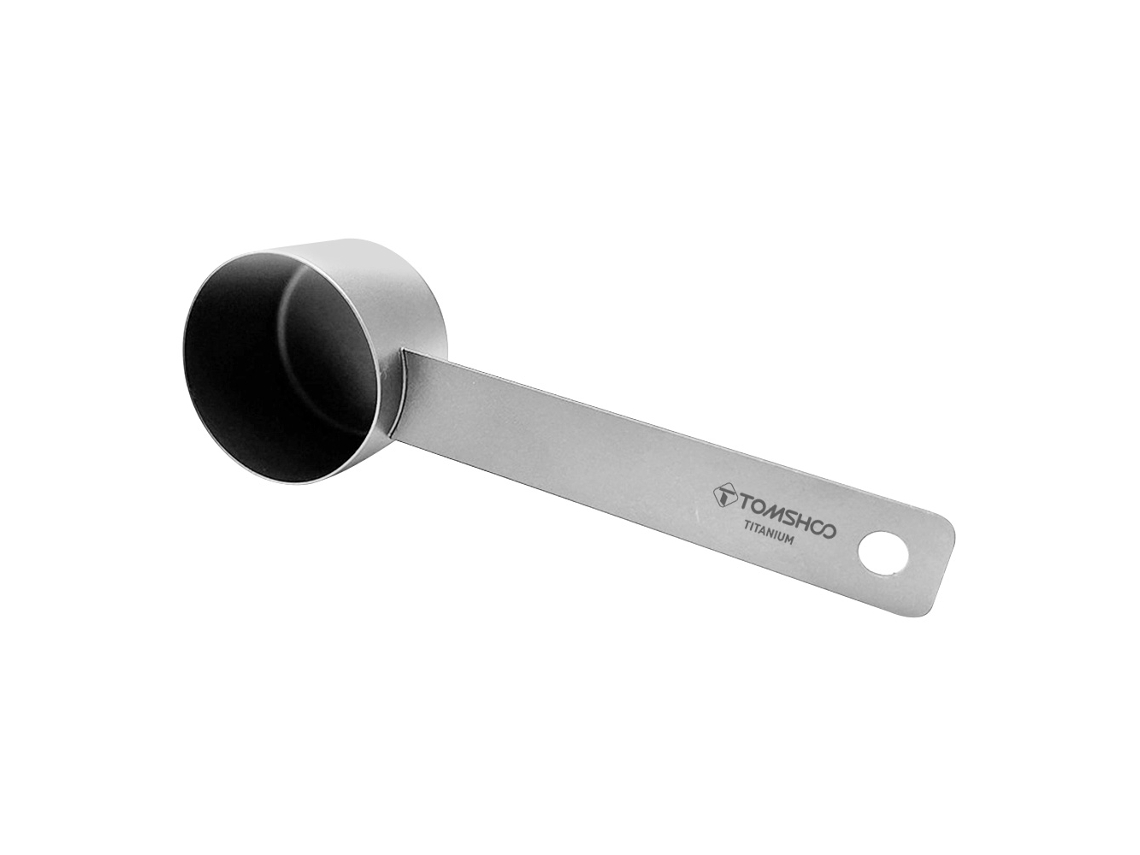 Cuchara De Café De Titanio, Capacidad De 8 G, Material De Primera Calidad, Mango Corto/largo, 1 Cucharada.