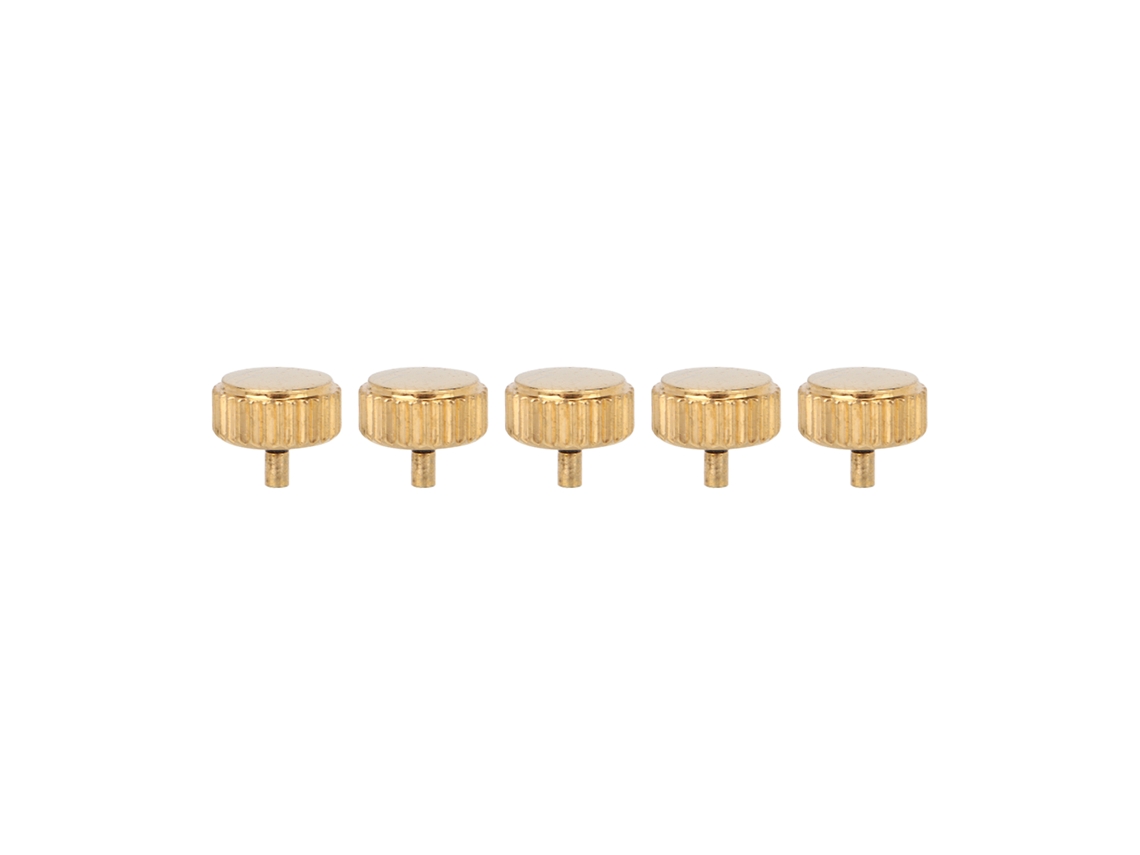 Peças Peças Corona Reloj Ouro Reposição Reloj Quartzo Mecânico 6.5mm