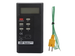 Termómetro Digital Tes-1310 Tipo K Con Sonda Termopar, Medición De Temperatura Industrial De -200 °c A 1370 °c.