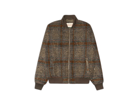 Chaqueta acolchada con cuello de canalé REVOLUTION M