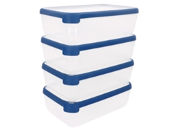 Curver Pack 4 Recipientes Herméticos (4l)