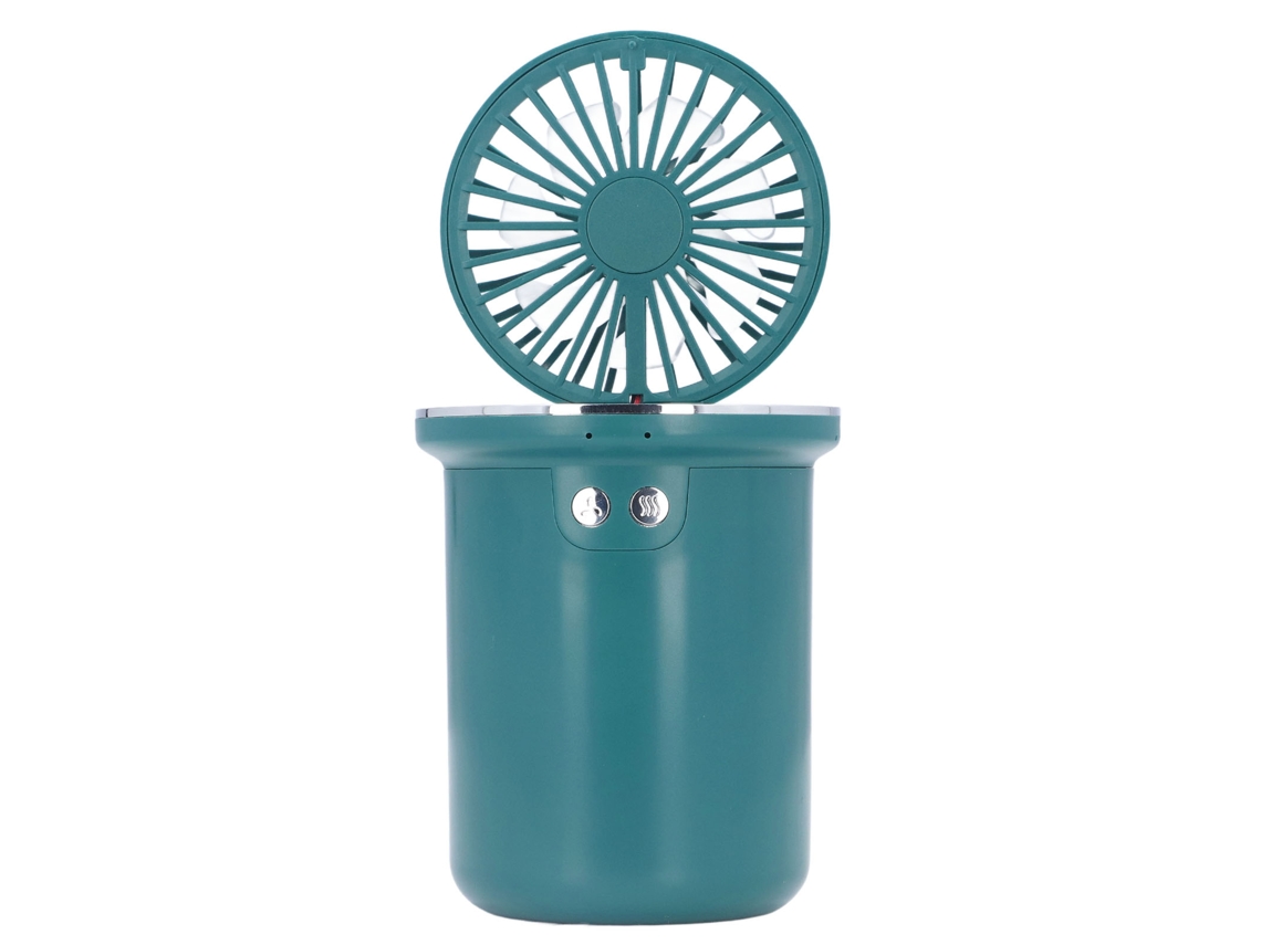 Ventilador humidificador multifuncional de escritorio USB de 5 V y 5 W con capacidad para 280 ml.