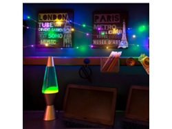 Luces De Hilo Led Rgb 16ft 50led Con Control Remoto Sincronización Música Impermeable Para Decoración Navideña