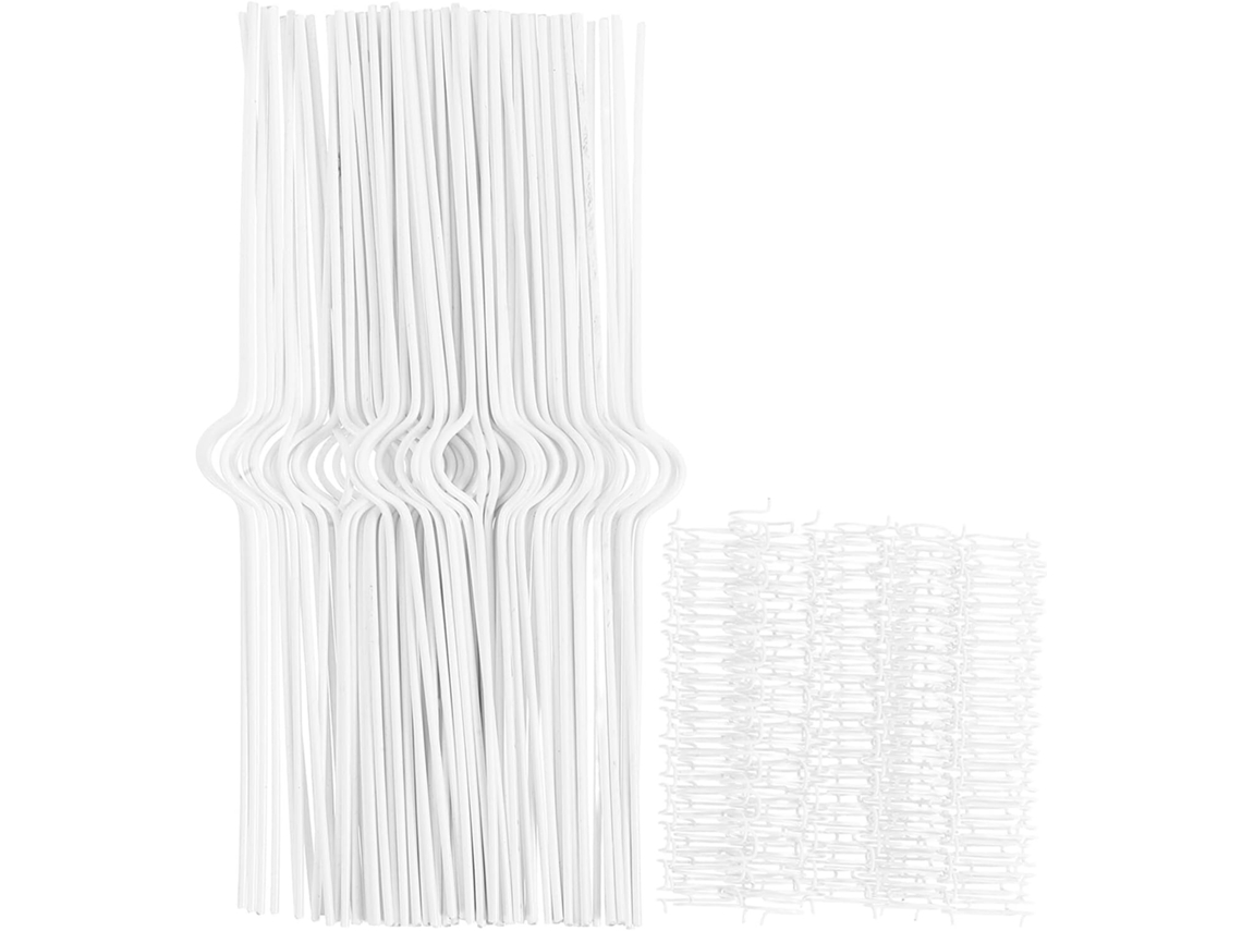 Anillas Espirales Para Encuadernación De 9,5 Mm, Blancas, 10 Dientes, 100 Juegos, Ganchos De 20 Cm Para Calendarios.
