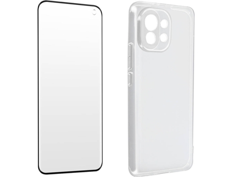 Carcasa Xiaomi Mi 11 AVIZAR Silicone y Cristal Templado 9H Negro