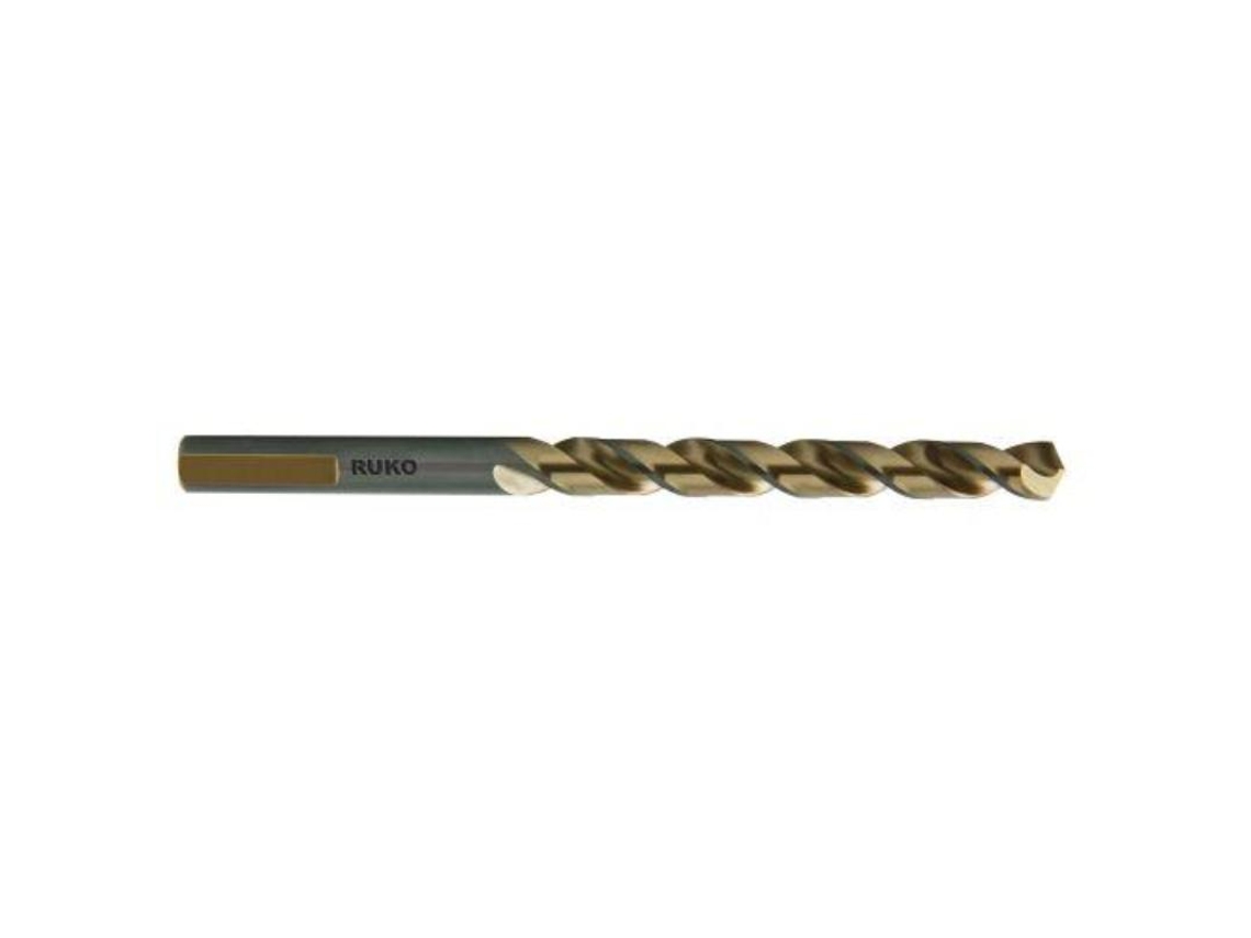 Pack de 10 brocas helicoidales din 338 tipo uni hsse-co 5 (ø 4.3 mm) RUKO