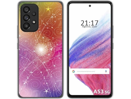 Carcasa para Samsung Galaxy A53 5G TUMUNDOSMARTPHONE Dibujos Abstracto Multicolor