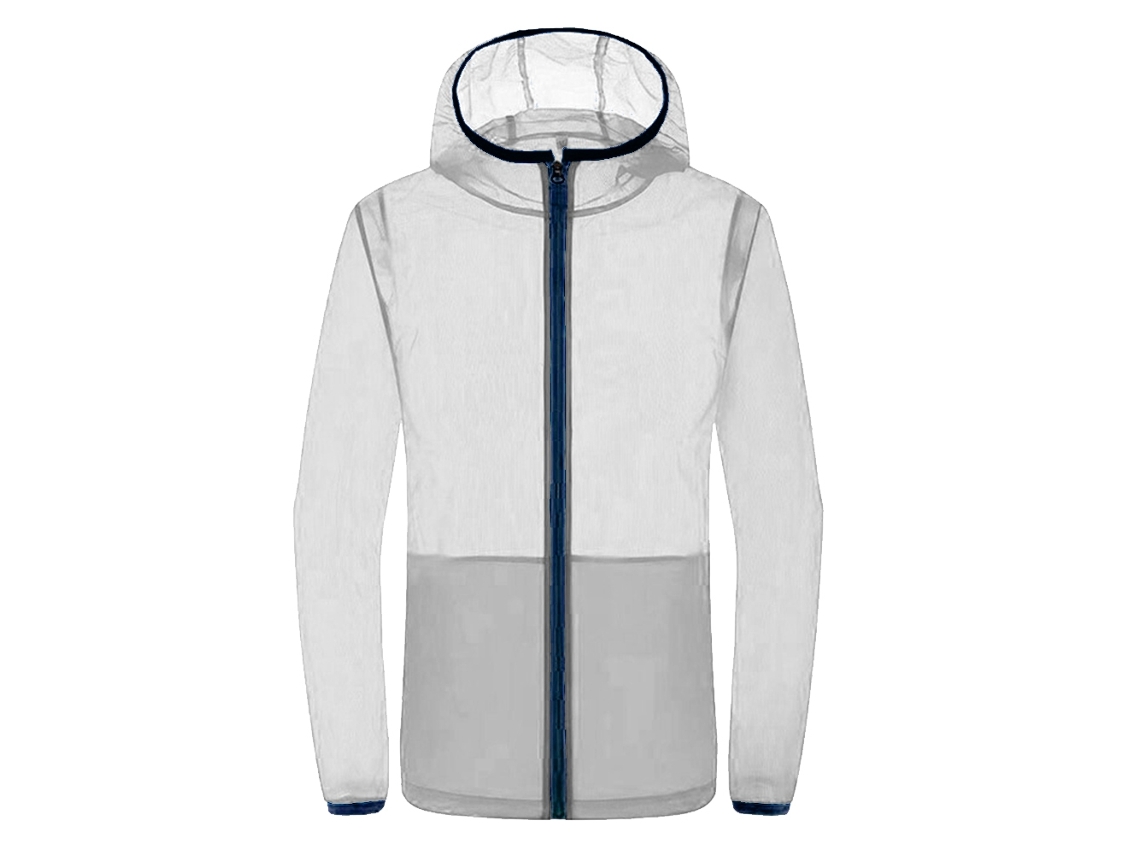Chaqueta de refrigeración con ventilador de aire acondicionado, color blanco, talla 3XL