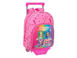 Mochila escolar con ruedas Rainbow High Shine (poliéster 300d multicolor)