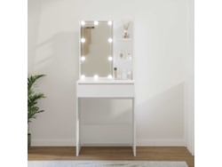 Tocador | Mesa De Vestidor Con Led Blanco 60x40x140 Cm