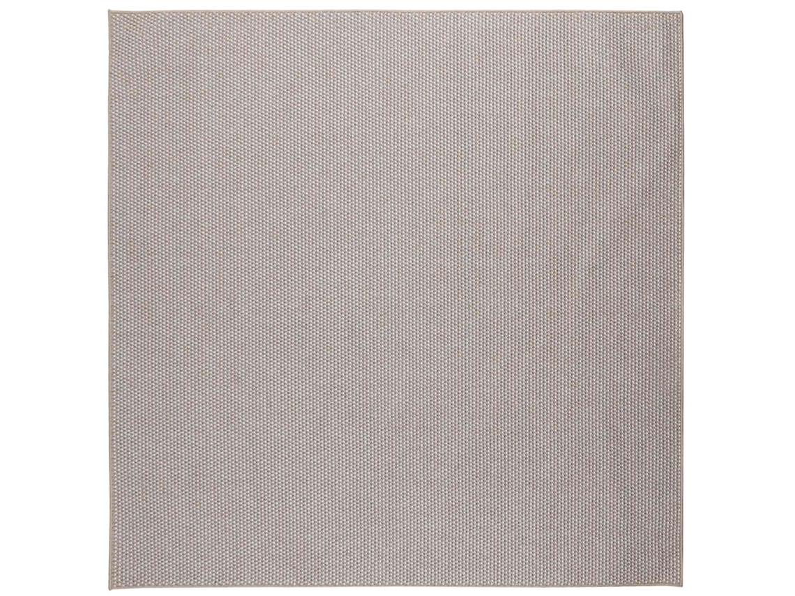 Alfombras De Área Lugo Crema Y Taupe 240 X 240 Cm Poliéster