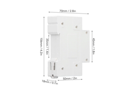 2026dz-interruptor Inteligente De Medida Con Control Remoto App Din Rail 32a Ac90-300v