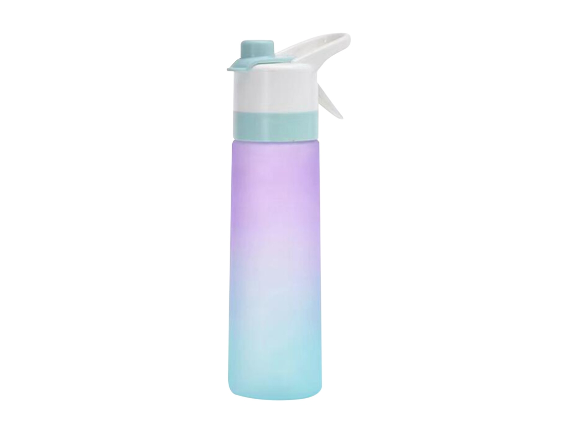 Botella Deportiva Unisex De Espuma En Aerosol Degradada (morado Claro), Vaso Rociador De Plástico De Colores.