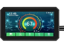 Navegador Para Motocicleta Con Pantalla De 5,5 Pulgadas, Gps, Resistente Al Agua Ip67, Compatible Con Carplay Y Android Auto.