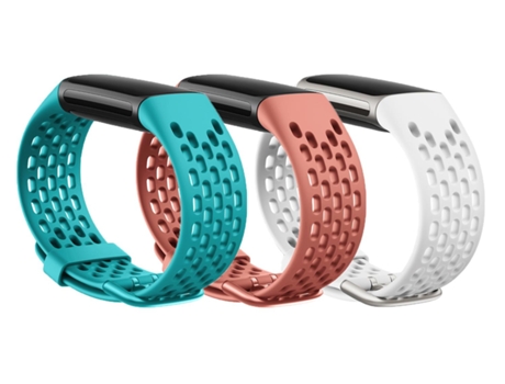 Correa INF Wbf-qcc5holel-107 para Fitbit by Google Charge 5 (3 Unidades - Silicona - Azul)