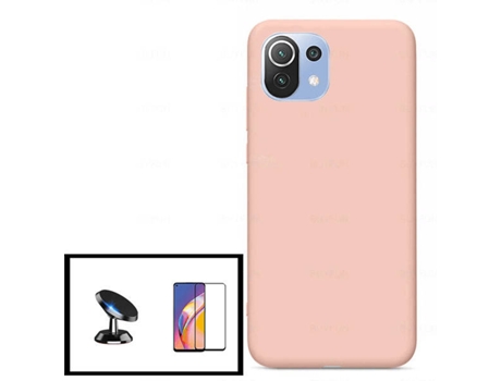 Kit Funda, Protector de Pantalla y Soporte Magnético Xiaomi Mi 11 Lite 5G PHONECARE 8048