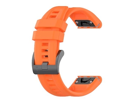Correa De Reloj Inteligente Para Garmin Forerunner 945 Correa De Reloj Naranja De Color Sólido De Silicona De 22 Mm VENISYMLIS