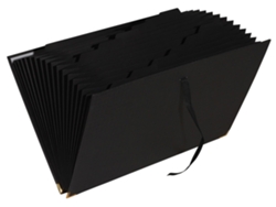Carpeta Expansible EXACOMPTA Office By Me 18 Compartimentos Negra