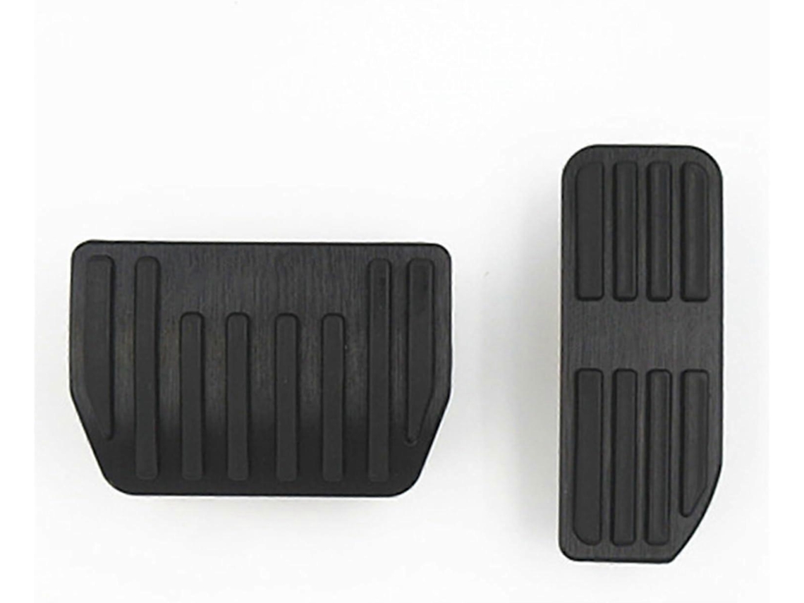 Juego de 2 cubiertas de pedal de aluminio sin perforación para Jaguar Xe F-pace Xel E-peac