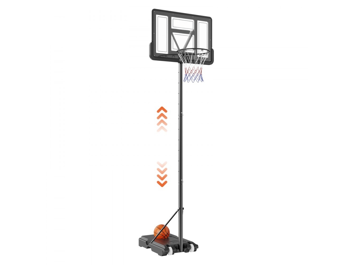 Aro de baloncesto ajustable y portátil para exteriores e interiores Tekmaquinas